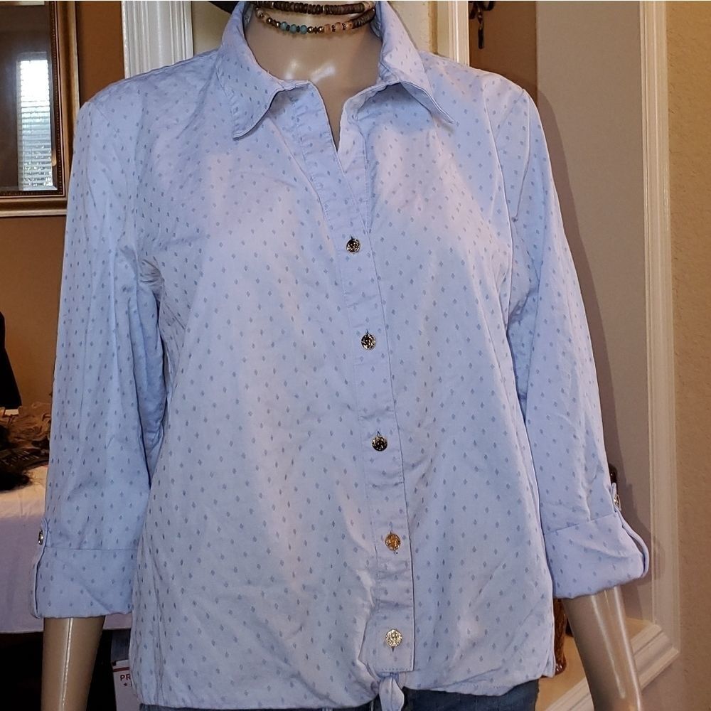 Anne Klein Button up top